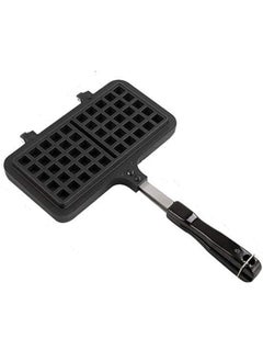 اشتري Non-stick Cast Waffle ,Waffle Maker Pan for Household,Double Side Waffle Maker,Rectangle Shape Non-stick Aluminum Stovetop Waffle Mold Iron Baking Pan في مصر