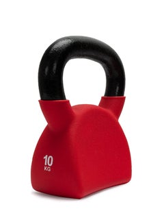 Buy Kettlebell of 10Kg (22LB) Includes 1 * 10Kg (22LB) | Red | Material : Iron with Rubber Coat | Exercise, Fitness and Strength Training Weights at Home/Gym for Women and Men in UAE