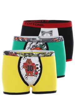 Buy Bundle Of Three Patterned Boys Boxer in Egypt