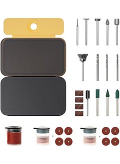 Buy Rotary Tool Accessories Kit, 60 Pcs Accessories, Sanding, Grinding, Cutting, Drilling, Sharpening, Carving, Engraving in UAE