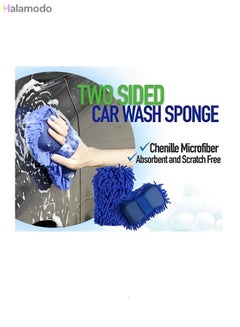 Buy Multifunctional Car Wash Mitt/ Sponge Car Cleaning Brush in Saudi Arabia