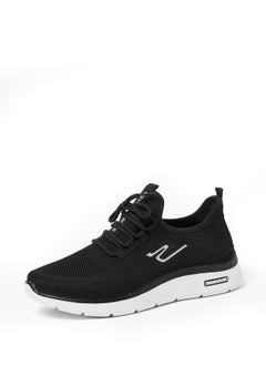 Buy Cobblerz Men's Lace-up Low Top Sneakers BLACK in Saudi Arabia