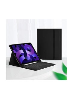 Buy Keyboard Case Flip Stand for iPad Pro 11-10.9 Inch (2022/2021/2020) With Touch pad Arabic and English Bluetooth keyboard Smart Trackpad Detachable with Pencil Holder iPad cover (Black) in Egypt