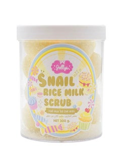 Buy Snail scrub with rice milk from Glaze, 300 grams in Saudi Arabia