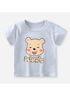 Buy Pure Cotton Student Children's T-Shirt Short Sleeves in UAE