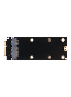 Buy mSATA SSD To 7 And 17Pin Adapter Card For 2012 Apple Macbook Pro Retina Black in Saudi Arabia