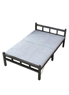 Buy Folding Bed Company Home Office Lunch Break Two Folding Bed Dormitory Outdoor Single Double Folding Beds in UAE