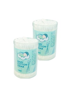 Buy Baby Cotton Swab - Pack of 2 in Saudi Arabia
