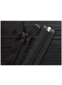 Buy Plastic Spiral Zip for Jackets 55 cm Black in Egypt