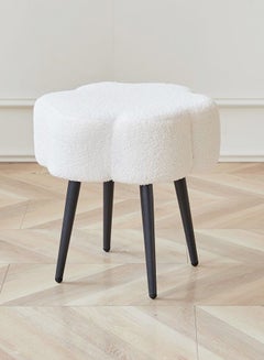 Buy 1-Piece Cloud Shape Seat Elegant Design Dresser Stool Vanity Stool Chair Sitting Bench 45x45 cm in UAE