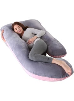 Buy U-Shaped Pregnancy Pillow Full Body Maternity Support Pillow in Saudi Arabia