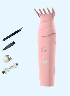 Buy Smart Rechargeable Handheld Incense Burner with Comb Pink in Saudi Arabia