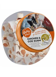 اشتري Duvo+ Meat Chicken & Cod Sushi 180g في الامارات