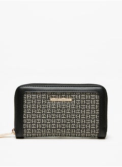 Buy Women's Monogram Print Zip Around Wallet in Saudi Arabia