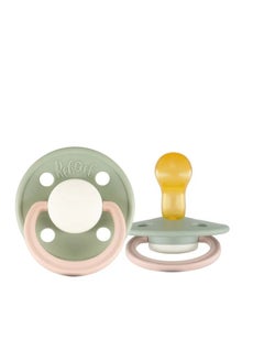 Buy Rebael Fashion Natural Rubber Round Pacifier Size 1 - Baby 0-6M (1-pack) - Cloudy Pearly Poodle in Saudi Arabia