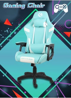 Buy Gaming Chair Office Chair Reclining High Back Leather Adjustable Swivel Rolling Ergonomic Video Game Chairs Racing Chair Computer Desk Chair with Headrest and Lumbar Support in Saudi Arabia