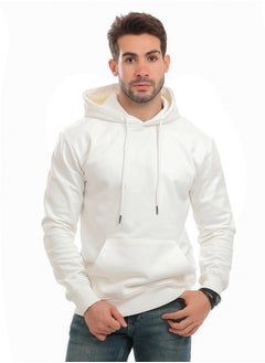 Buy Solid Hoodie with Hood and Pocket in Egypt