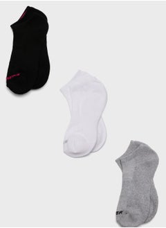 Buy 3 Pack Terry No Show Socks in Saudi Arabia