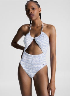 Buy Printed Cut Out Swimsuit in Saudi Arabia