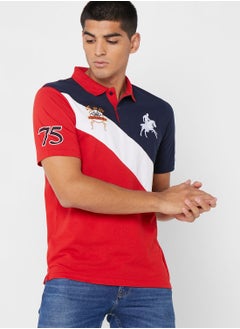 Buy Colourblock Polo Shirt in UAE