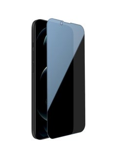 Buy Full Coverage Privacy Tempered Glass for Apple iPhone 13 Pro Max 6.7" Black in UAE