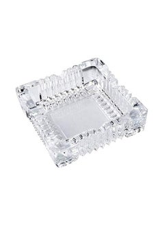 اشتري 4 inch Ashtray,Square Tabletop Glass Ashtray Collectible Tribal Decoration في الامارات