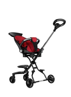 Buy Baby Stroller,Full-Size Todder Stroller for Family Outings Red in UAE