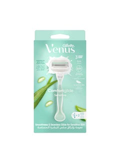 Buy Venus Comfortglide Sensitive With Gel Bars Women Razor Blade Refills 3 Pcs in Egypt