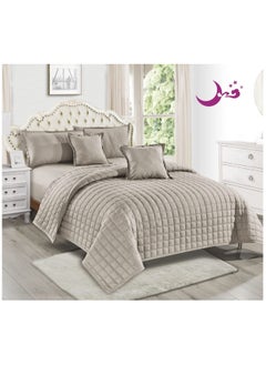 Buy Summer Compact Cotton Duvet Set For One And A Half 4 Pieces in Saudi Arabia