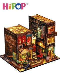 اشتري DIY Doll House,European Dollhouse Kit Villa Model with Light,Mini DIY DollHouse Accessories في السعودية