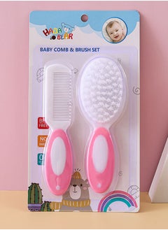 Buy Large dual color comb brush Pink color in UAE