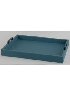 Buy Serengeti Tray Blue 45x35x7Cm in UAE