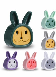 Buy Kitchen Towel Holder, Rabbit Shaped Self Adhesive Dish, Wall Mounted Kids Hand Hook, Ideal as Bathroom, Shower or Outdoor Holders, No Drilling Required ( 6 Pack ) in UAE