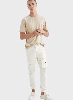 Buy Drawstring Pocket Detail Trousers in Saudi Arabia