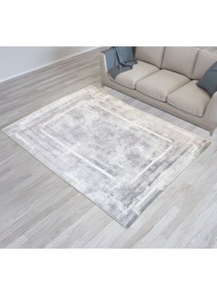اشتري Handpicked Furniture Abstract Grey Rug, Ultra Soft Area Carpets For Bed Room, Living Room, And Dining Room, Antislip Floor Carpets, Easy To Clean, Made In Turkey في الامارات