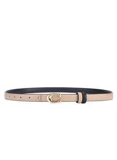 اشتري Womens Fashion C-Buckle Belt Retro Slim Denim CompatibleRice Black Rice Black في السعودية