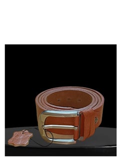 Buy Men's Leather Belt  Elegant Design that Adds a Touch of Elegance to your Look -140CM in Egypt