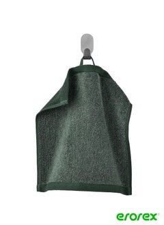 Buy Washcloth dark green 30x30 cm in Saudi Arabia