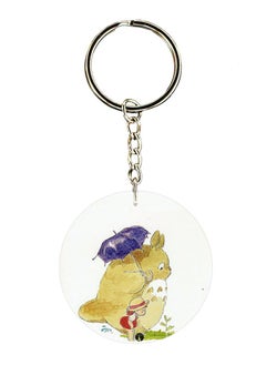 Buy Totoro From Studio Ghibli Printed Keychain in UAE