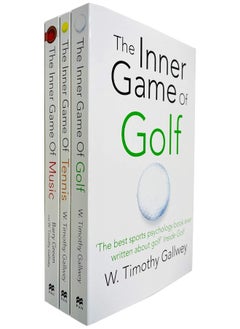 اشتري W Timothy Gallwey 3 Books Collection Set (Inner Game of Golf, Inner Game of Tennis & Inner Game of Music) في الامارات