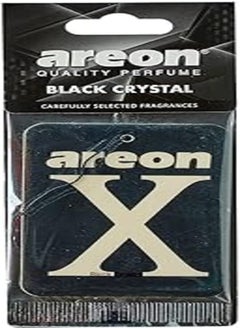 Buy Areon X black card freshener - black crystal- for car in Egypt