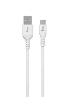 Buy USB A to Type C Fast Charging Cable 1M  Compatible With Samsung Galaxy,  Huawei, Etc in UAE