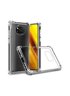 اشتري Xiaomi Poco X3 Pro and POCO X3 NFC Case, Crystal Clear Shock Absorption Phone Cover, Premium Ultra Slim Clear for Xiaomi Poco X3 Pro/POCO X3 NFC, في مصر