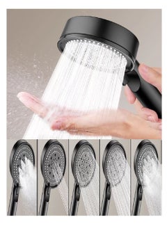 اشتري High Pressure Shower Head - 5 Speeds - Water Saving في مصر