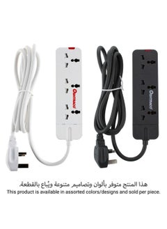 اشتري Oshtraco 3-Way Universal Extension Lead 2m Assorted في الامارات