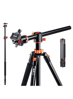 Buy K&F CONCEPT SA254T1 2.39M/94.1Inch Professional Photography Tripod Monopod Horizontal Camera Tripod Stand Aluminum Alloy 10kg/22lbs Load Capacity with 360°  Rotatable Ballhead for DSLR Camera in UAE