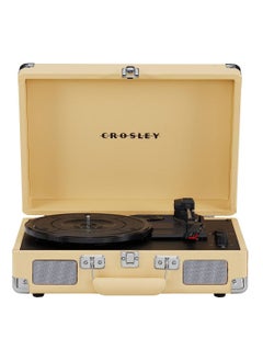 اشتري Crosley CR8005F-FW Cruiser Plus Vintage 3-Speed Bluetooth in/Out Suitcase Vinyl Record Player Turntable Fawn في الامارات