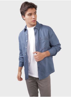 Buy Essential Button Up Regular Fit  Shirt in UAE