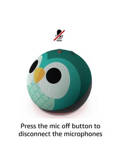 اشتري Echo Dot Kids supports Alexa a new design an account equipped with a parental control system in the form of a fifth generation owl a recent version في الامارات