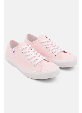 اشتري Women Lace Up Casual Shoes, Pink Combo في الامارات